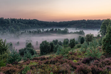 sunrise in the mountains