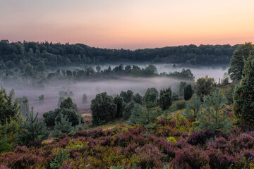 sunrise in the mountains