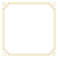 gold chinese border frame.eps