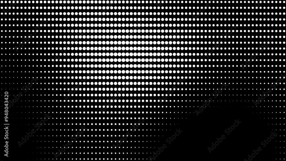 Poster rounded grid pattern vector background design. black and white seamless dot pattern vector