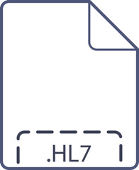 HL7 File minimall icon