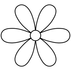 Flowers drawings no color or flowers line back
