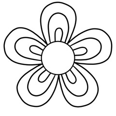 Flowers drawings no color or flowers line back