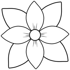 Flowers drawings no color or flowers line back