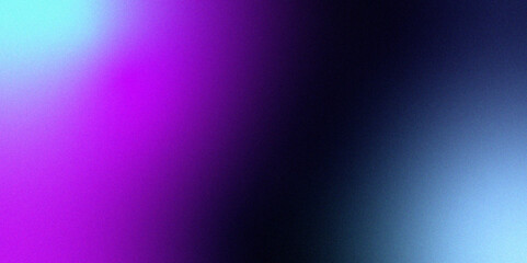 Neon blue light leaks effect background .Abstract noise background with blue and purple gradient for appealing and modern aesthetic Gradient blue teal purple blur abstract background	
