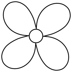 Flowers drawings no color or flowers line back