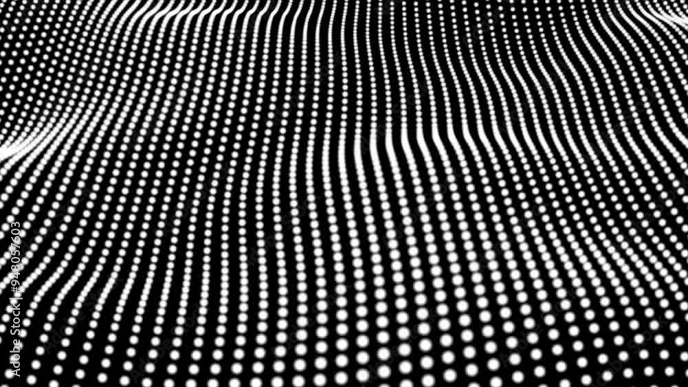 Poster white color weaving of atomic particles in space. network connection structure background. big data 