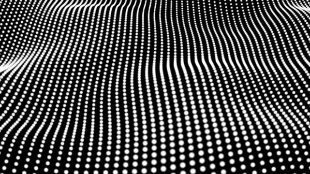 White color weaving of atomic particles in space. Network connection structure background. Big data digital background.3d rendering.3d illustration