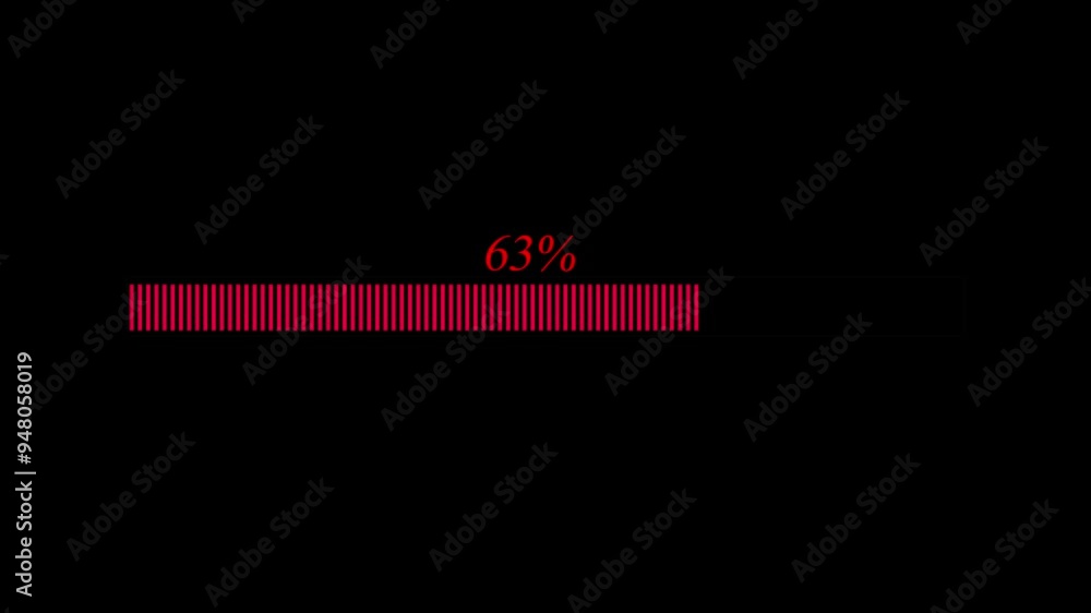 Poster progress bar animation with callout. abstract loading background bar illustration 0 to 100 percent. 