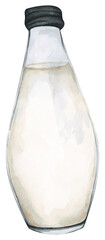 Watercolor painting of Milk.