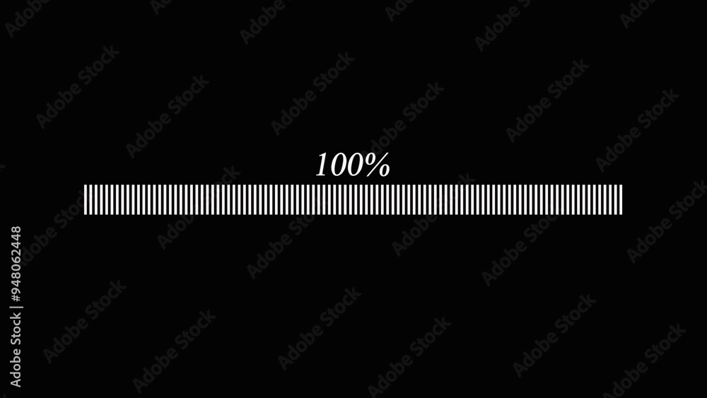 Poster abstract loading icon illustration background 4k,0 to100% loading