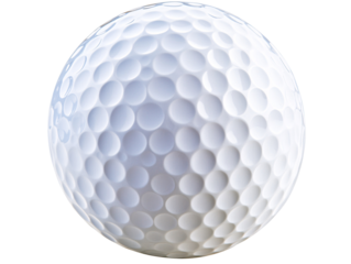 a close up of a golf ball
