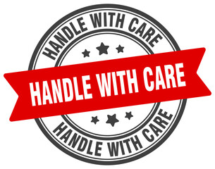 Fototapeta premium HANDLE WITH CARE