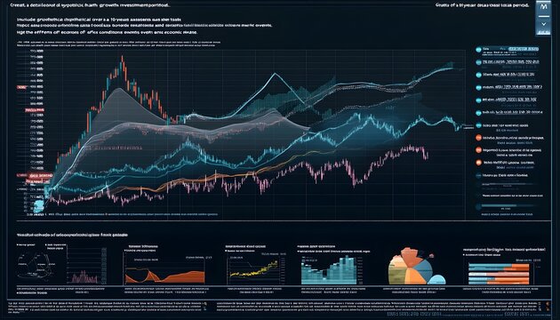 A Detailed Visualization of Hypothetical Math Growth Investment Portfolio