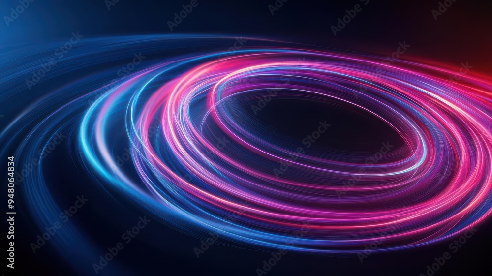 Poster create motion lines that swirl around an unseen object