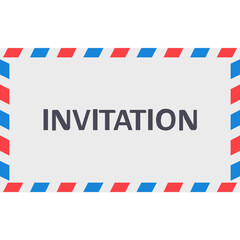 Christmas Card vector icon in flat style 