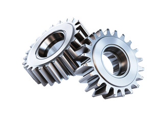 a close-up of a couple of gears