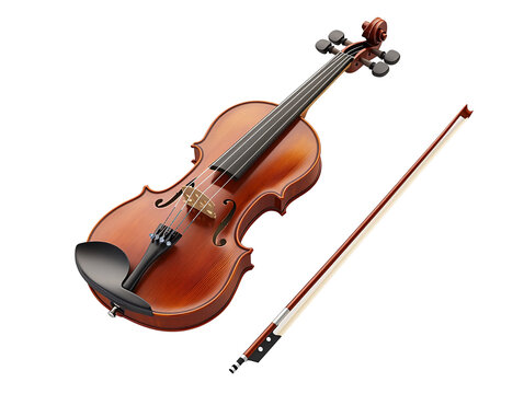 a violin and a bow