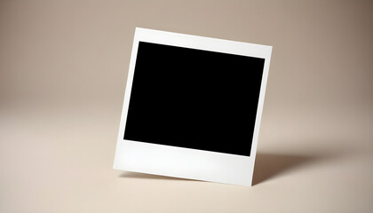 Polaroid Frame Photo Mockup Retro Image Memories Isolated Graphic