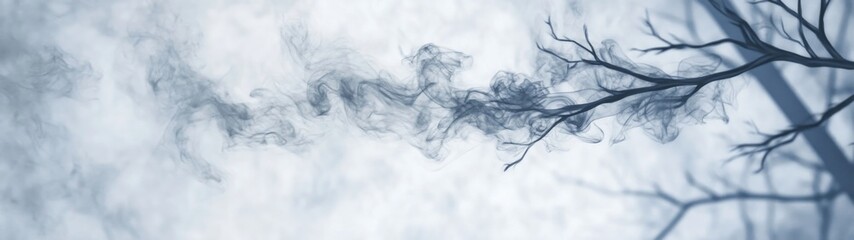 Fototapeta premium Soft Smoke Wisps Textures, seamless textures featuring gentle smoke patterns in muted greys and whites, ideal for creating a mystical and minimalist atmosphere.