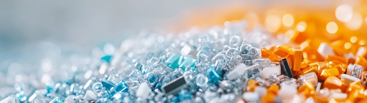 E-Waste Recycling Process, showcasing the meticulous sorting of electronic waste, separating recyclables, and safely removing hazardous materials in a streamlined facility environment.