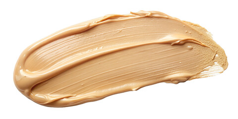 Foundation swatch, isolated on transparent png background