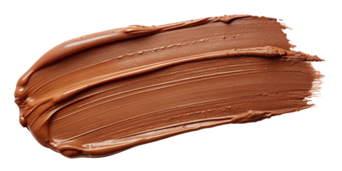 Foundation swatch, isolated on transparent png background