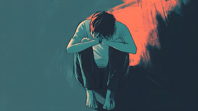 The Weight of Guilt and Its Impact on Mental Health, Visual Depictions of Shame and Emotional Burden, The Inner Struggle with Self-Condemnation