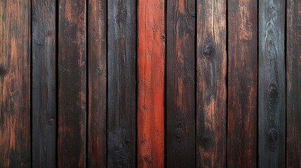 Naklejka premium Natural Textured Rustic Wood Panel Wallpaper with Warm Earthy Tones for a Cozy Interior Decor