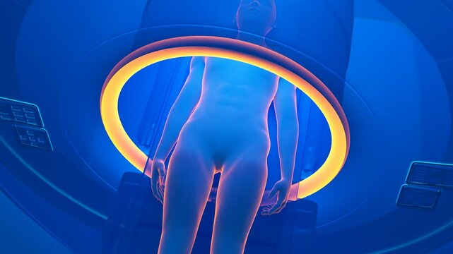 Medical Imaging Machine Concept Xray Ct Mri Pet Scan Patient Diagnosis Patient In Medical Imaging Machine Getting Mri Or Ct Or Pet Scan Tomograph In Action Scans A Man Or A Woman