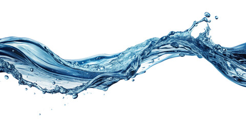 Obraz premium Water splash ,isolated on transparent png background