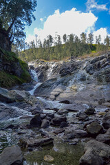 The Kalipait River is a beautiful and unique sight. The Kalipait river water is greenish yellow with lots of foam. The smell of sulfur coming from the Kalipait River water is also quite strong.