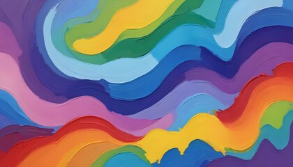 Rainbow Wallpaper Abstract Colorful Background Fantasy Graphic Design
