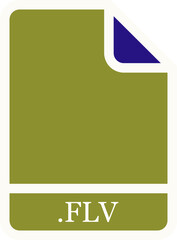 FLV black & bold outline around fill icon