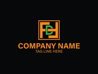 Obraz premium FDF logo, FDF letter, FDF letter logo design Initials FDF logo FDF typography for your business