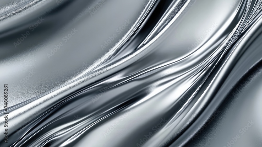 Poster abstract silver gradient background with a smooth metallic transition, ideal for tech and luxury bra