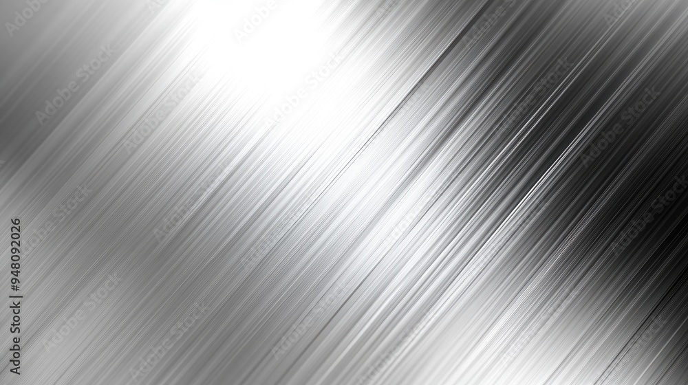 Poster elegant silver gradient background with a soft metallic shine, ideal for minimalist and modern desig