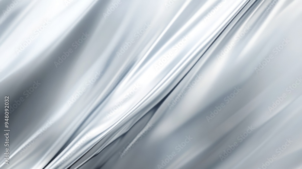 Poster elegant silver gradient background with a soft metallic shine, ideal for minimalist and modern desig