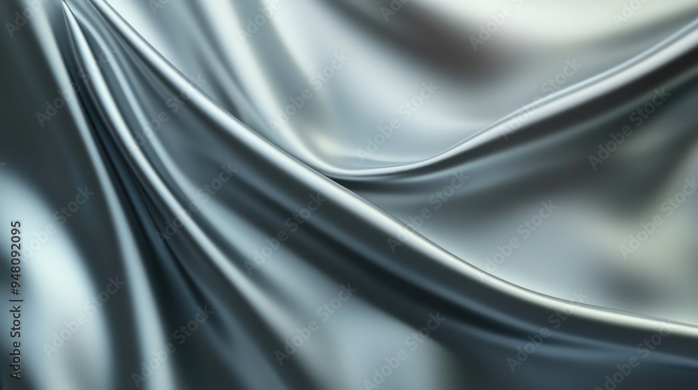 Poster elegant smooth silver gradient background with subtle shading, creating a clean and polished appeara