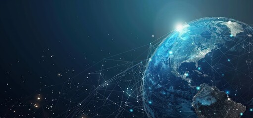 Obraz premium Global Network Connections