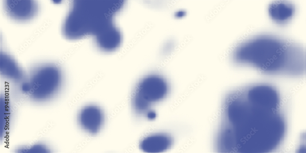 Poster monochrome printing raster. abstract vector halftone background.