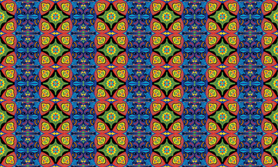 African ethnic native pattern.Traditional kente,ankara,kitenge,chitenge,capulana african wax print fabric pattern.Abstract vector motif pattern.For fabric,clothing,blanket,carpet,woven,wrap,decoration