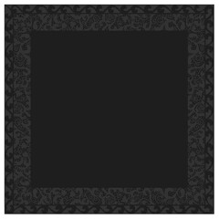 Floral ornamented frame; old style ornate decoration