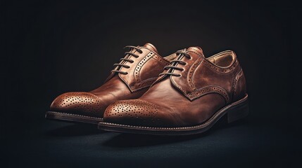 Elegant Brown Leather Shoes