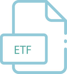 Old brick fill ETF file icon