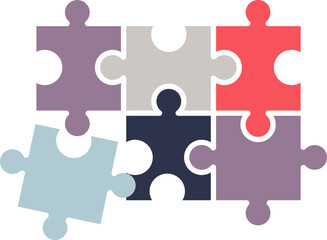 Obraz premium A jigsaw puzzle with one piece fitting into place, symbolizing problem-solving and completion.