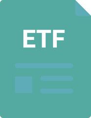ETF file icon with symbols