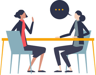 Two professionals at a table, one mentoring the other with advice, symbolizing guidance and support.