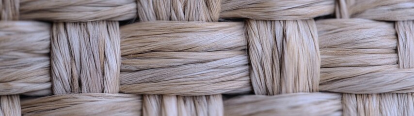 Fototapeta premium Woven Rattan Textures, A collection of seamless natural beige rattan patterns, ideal for rustic and organic designs, offering a warm minimalist backdrop with ample free space.