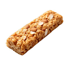 Nut Bar Isolated on a Transparent Background